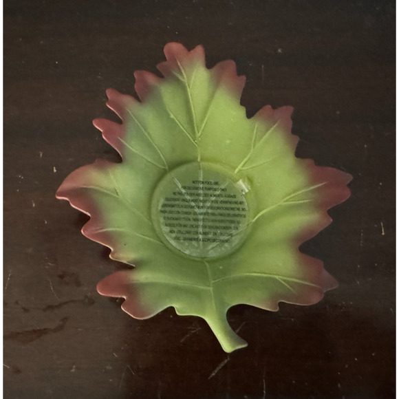 PartyLite Whispering Leaves Tealight Trio Autumn Leaf Candle Holders w/ Box - Picture 5 of 10